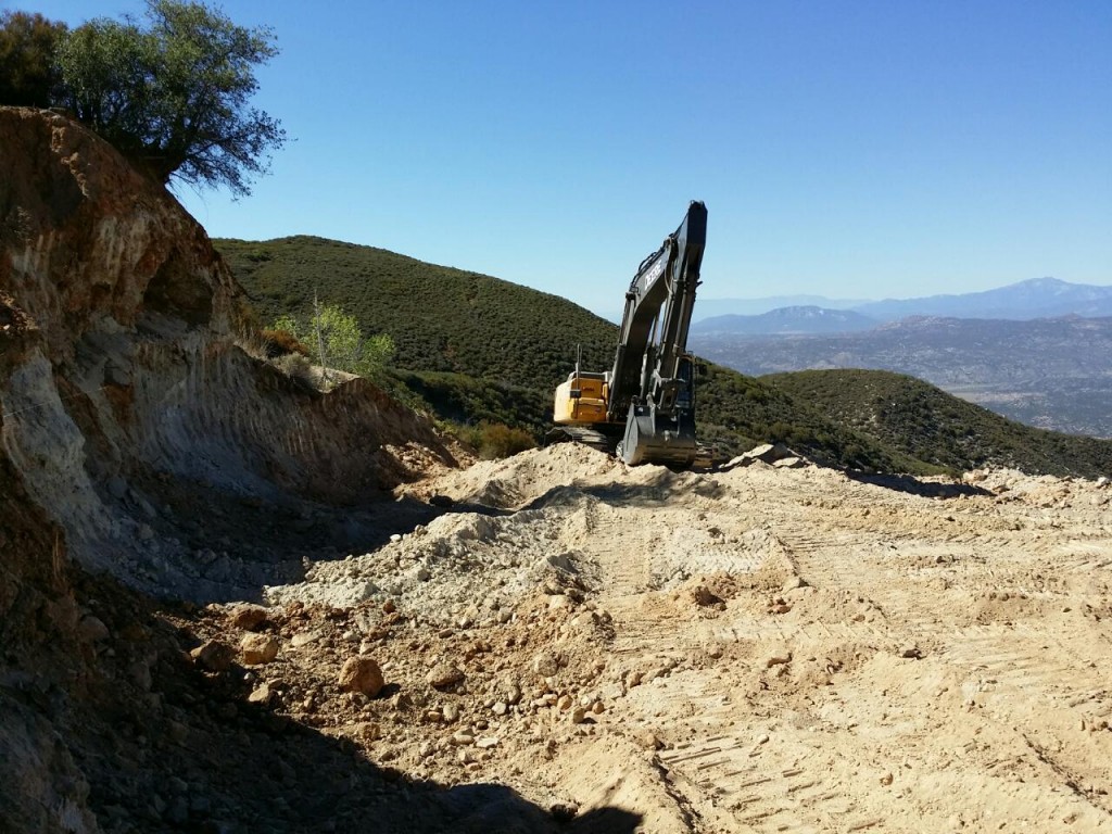 Mt. Lily closer to old workings and adit 8-5-14-1 Deere At Old Workings and Adit photo image