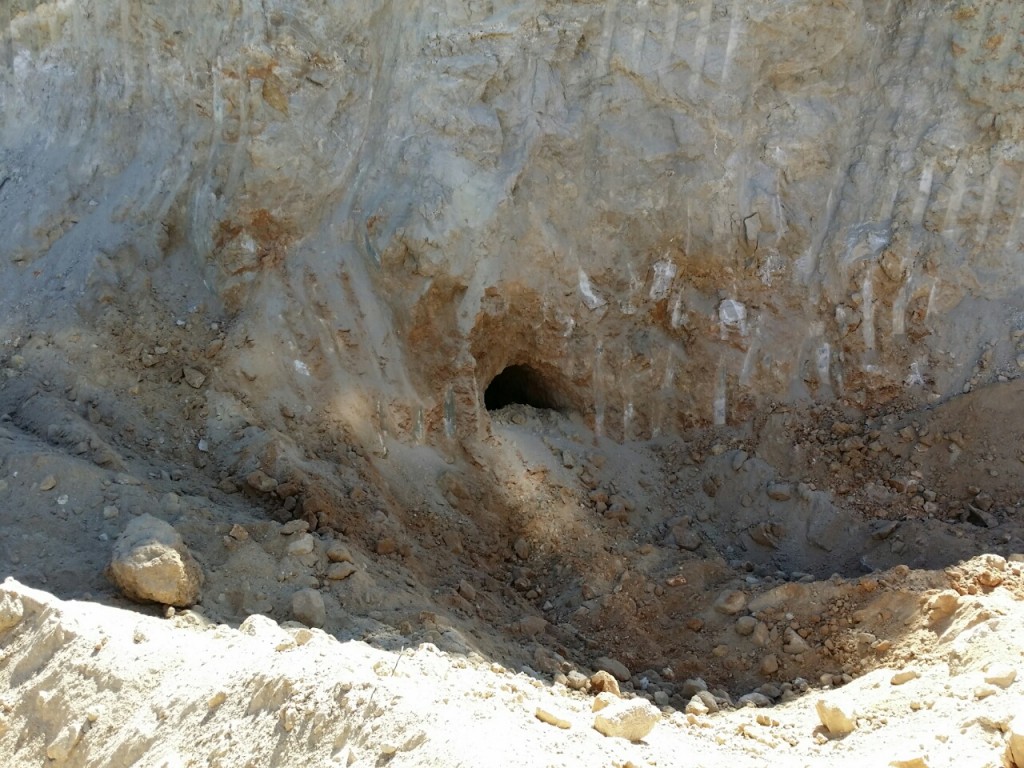 Mt. Lily closer to old workings and adit 8-5-14-6 Adit exposed Adit Exposed photo image